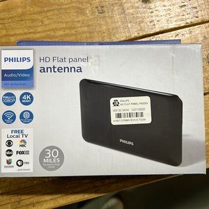 Philips audio/video hd antenna.   Flat panel. NIB